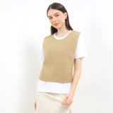 Hush Puppies Pakaian Wanita Blouse Tr Camada In White