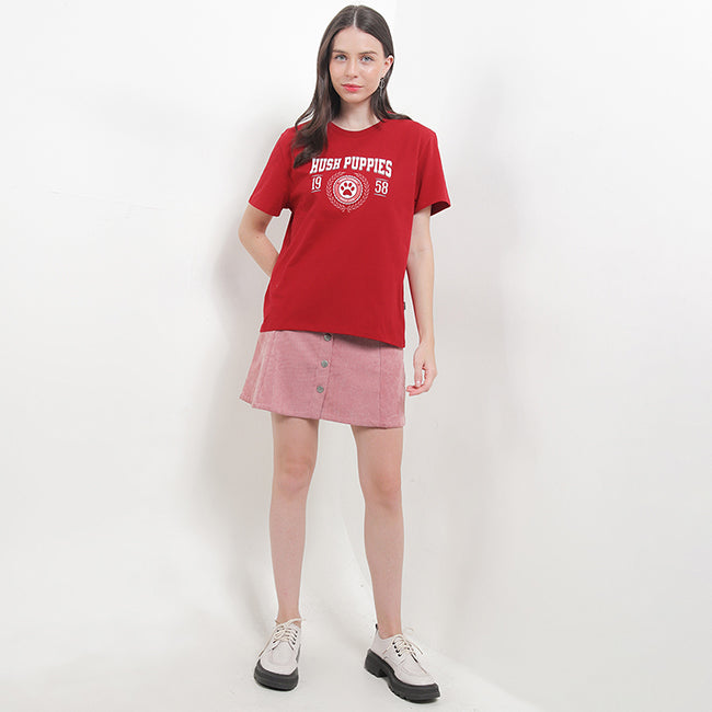 Hush Puppies Pakaian Wanita Shirt Camperly In Red