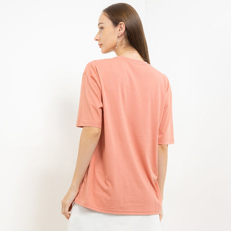 Hush Puppies Pakaian Wanita T Shirt Bsc Joaquin In Dusty Pink