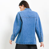 Hush Puppies Pakaian Denim Wanita Keoni In Medium Blue