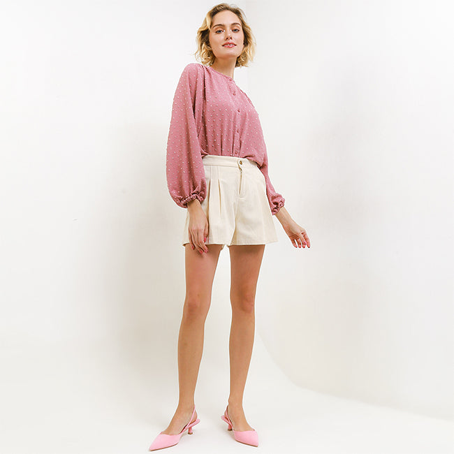 Hush Puppies Pakaian Wanita Blouse Alca In Dusty Pink