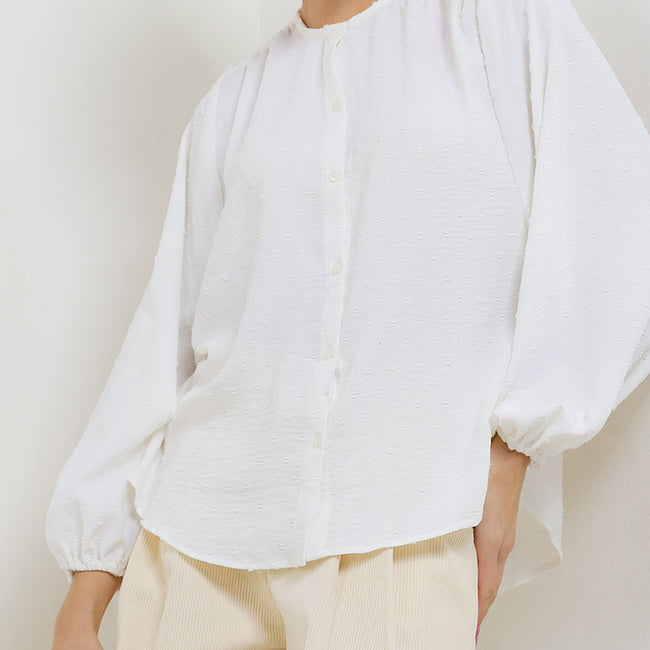 Hush Puppies Pakaian Wanita Blouse Alca In Off White