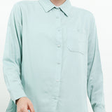 Hush Puppies Pakaian Wanita Shirt Workwear Aiki In Sage