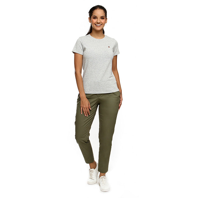 Hush Puppies Pakaian Pants Wanita Dunno In Olive