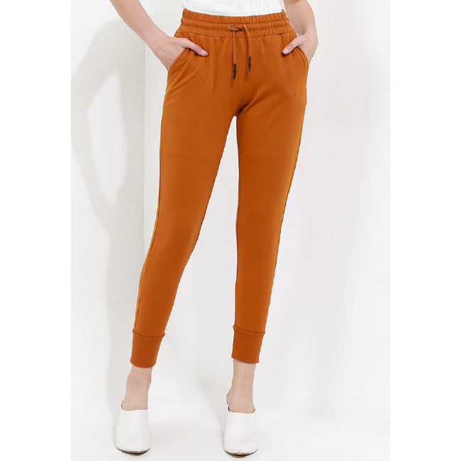 Hush Puppies Pakaian Pants Wanita Becca 2 In Camel