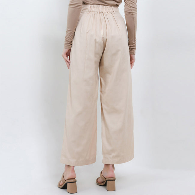 Hush Puppies Pakaian Wanita Pants Linen Shoutie In Beige
