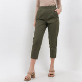 Hush Puppies Pakaian Wanita Slim Fit Gracier In Olive