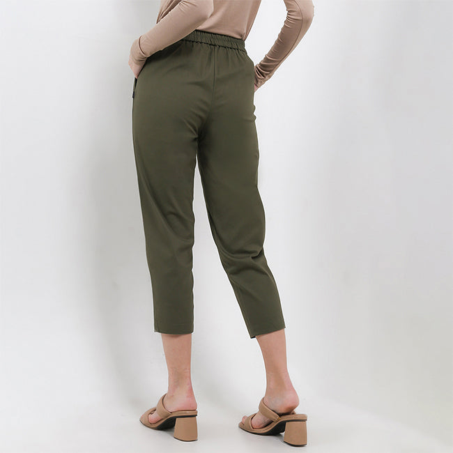 Hush Puppies Pakaian Wanita Slim Fit Gracier In Olive