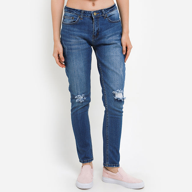 Hush Puppies Pakaian Pants Wanita Hopper 4 In Blue