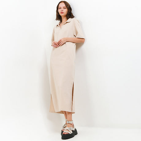 Hush Puppies Pakaian Dress Wanita Albe In Beige