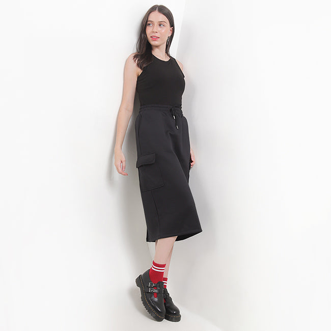 Hush Puppies Pakaian Wanita Skirt Thelma Lsk In Black