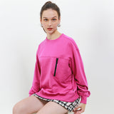 Hush Puppies Pakaian Sweater Wanita Luis In Fuchsia