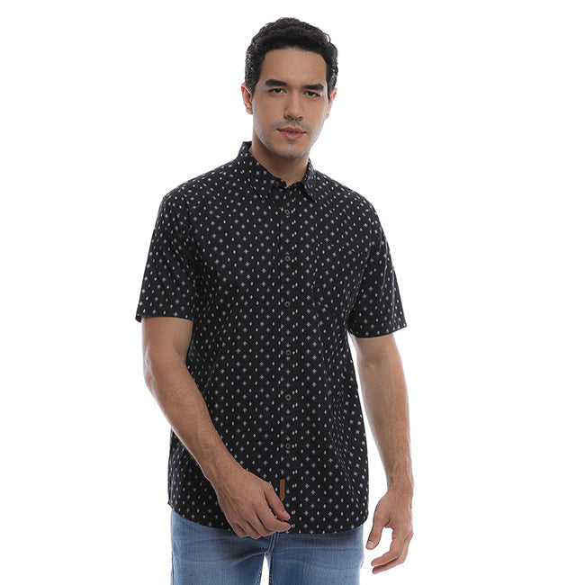Hush Puppies Pakaian Kemeja Pria Byron In Black