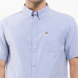Hush Puppies Pakaian Pria Shirt Dillion 2 In Blue