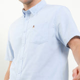 Hush Puppies Pakaian Pria Shirt Dillion 2 In Light Blue