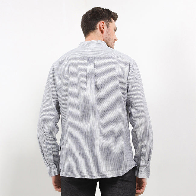 Hush Puppies Pakaian Pria Shirt Safron In Navy