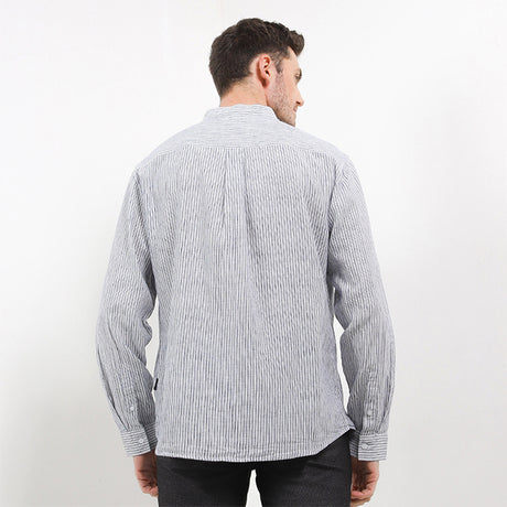 Hush Puppies Pakaian Pria Shirt Safron In Navy