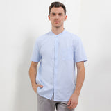 Hush Puppies Pakaian Pria Shirt Bsc Stromboli In Light Blue