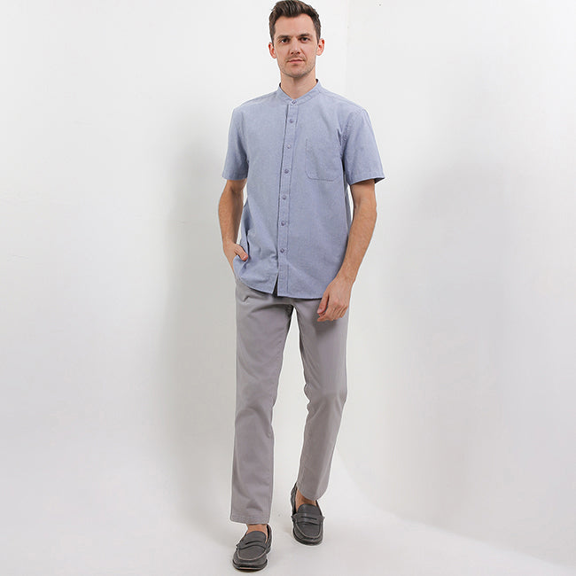 Hush Puppies Pakaian Pria Shirt Bsc Stromboli In Navy