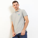 Hush Puppies Pakaian Pria Polo Seste In Grey