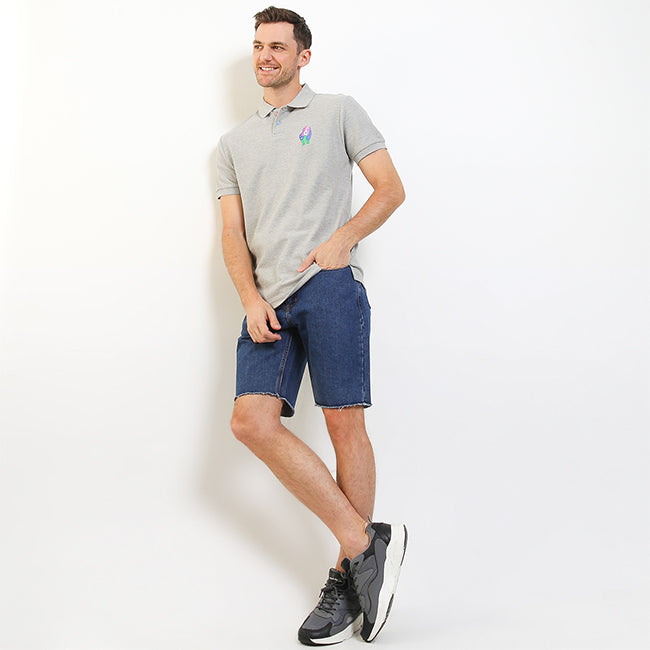 Hush Puppies Pakaian Pria Polo Seste In Grey