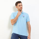 Hush Puppies Pakaian Pria Polo Seste In Light Blue