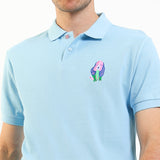 Hush Puppies Pakaian Pria Polo Seste In Light Blue