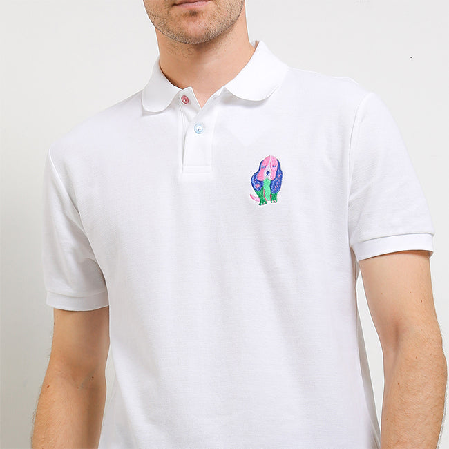 Hush Puppies Pakaian Pria Polo Seste In White