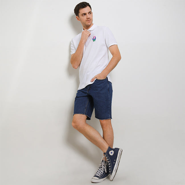 Hush Puppies Pakaian Pria Polo Seste In White