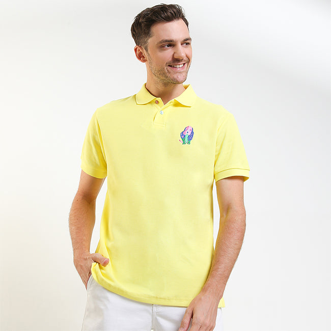 Hush Puppies Pakaian Pria Polo Seste In Yellow