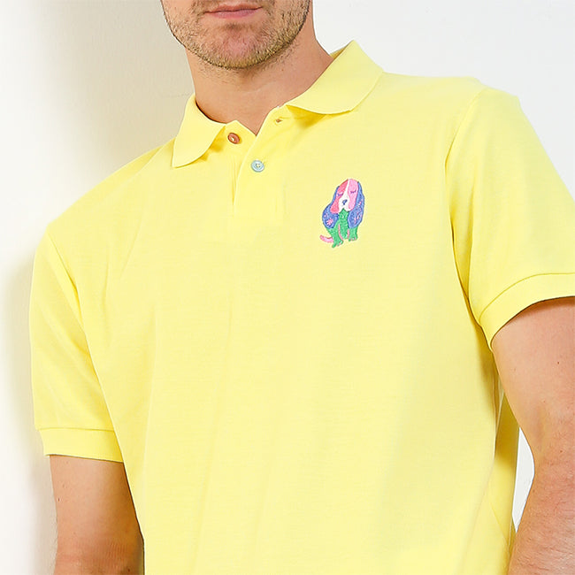 Hush Puppies Pakaian Pria Polo Seste In Yellow