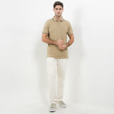 Hush Puppies Pakaian Pria Polo Fore In Khaki