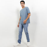 Hush Puppies Pakaian Pria T Shirt Leviero 4 In Blue