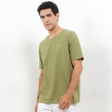 Hush Puppies Pakaian Pria T Shirt Leviero 4 In Olive