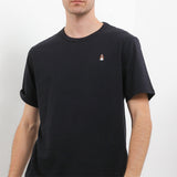Hush Puppies Pakaian Pria T Shirt Bsc Sandwich In Black