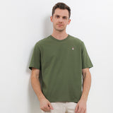 Hush Puppies Pakaian Pria T Shirt Bsc Sandwich In Olive