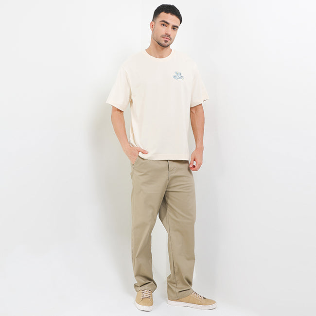 Hush Puppies Men Tops Be Kind X Smileyworld Tee In Cream