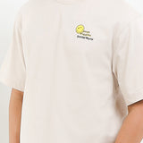 Hush Puppies Men Tops Bassethound X Smileyworld Tee In Beige