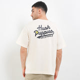 Hush Puppies Men Tops Hp Smiley X Smileyworld Tee In Cream