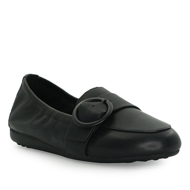 Obermain Sepatu Loafer Wanita Gaddis Carol In Black