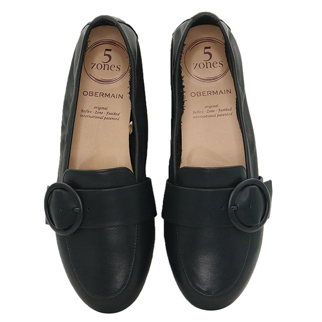 Obermain Sepatu Loafer Wanita Gaddis Carol In Black