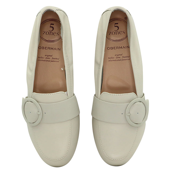 Obermain Sepatu Loafer Wanita Gaddis Carol In Off White