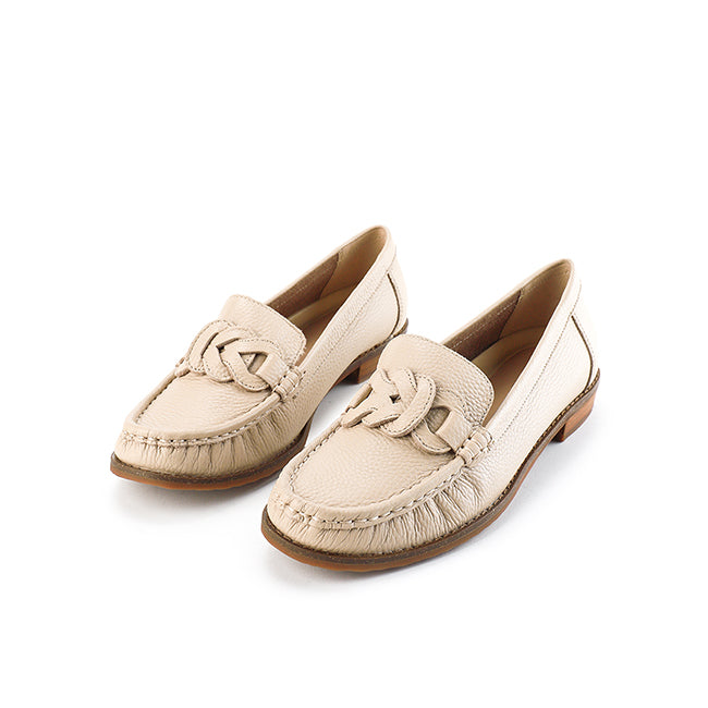 Obermain Sepatu Loafer Wanita Glora Helen In Cream