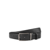 Obermain Aksesoris Ikat Pinggang Pria Halbert Pin Clip Reversible In Black/Brown