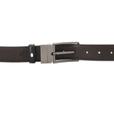 Obermain Aksesoris Ikat Pinggang Pria Halbert Pin Clip Reversible In Black/Brown