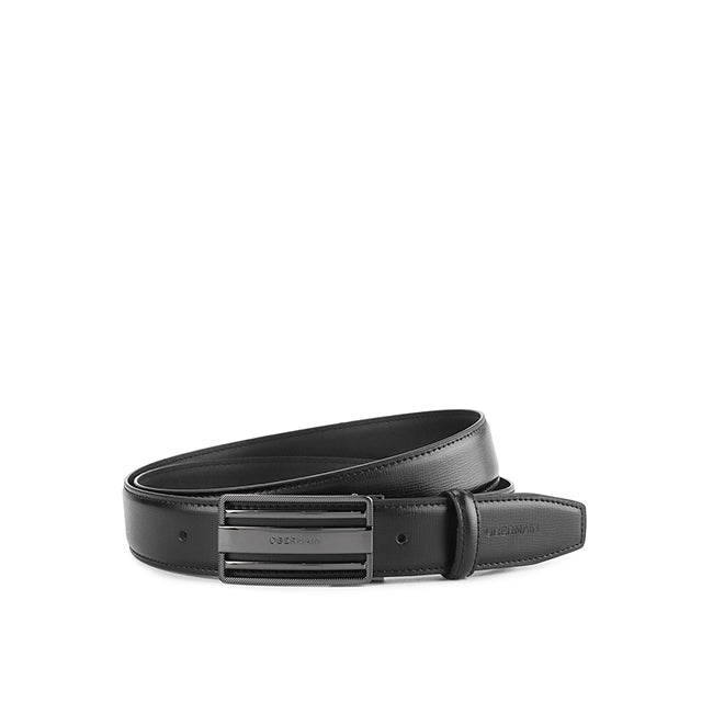 Obermain Aksesoris Ikat Pinggang Pria Hershell Flat Clip In Black