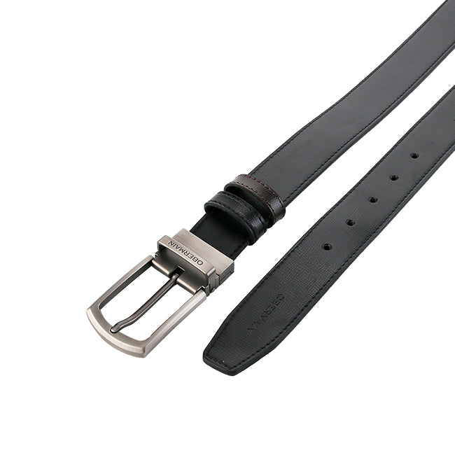 Obermain Aksesoris Pin Clip Unisex Russell Pin Clip Reversible In Black/Brown