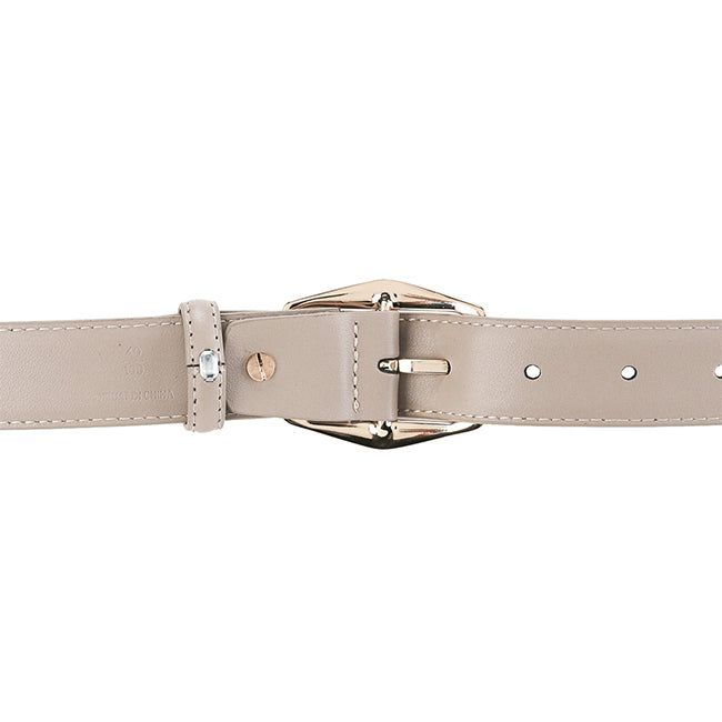 Obermain Accessories Wanita Pin Clip Alexis Ladies Leather Pin In Taupe