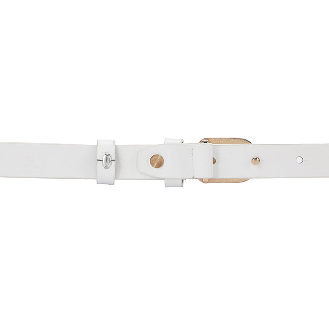 Bennett Ladies Belt In White