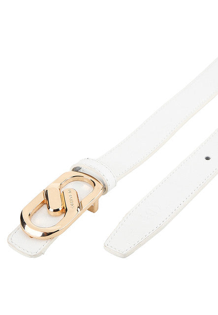 Brille Ladies Belt In White